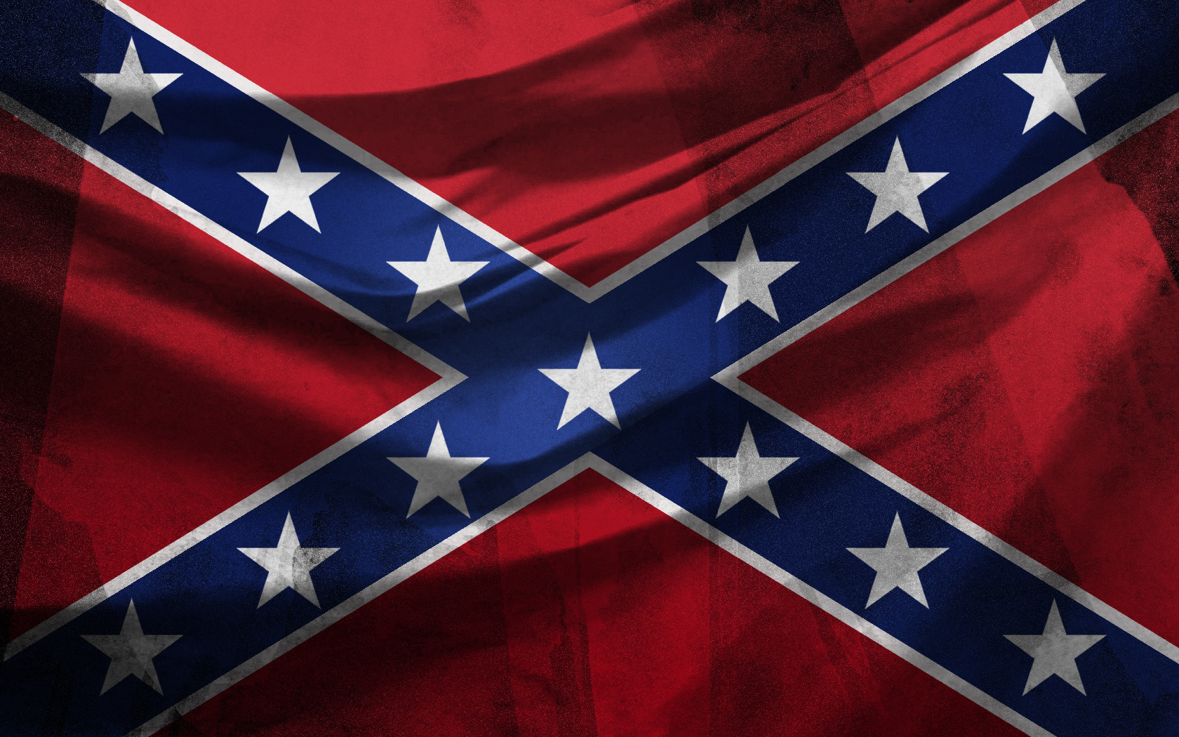 Modern display of the Confederate flag