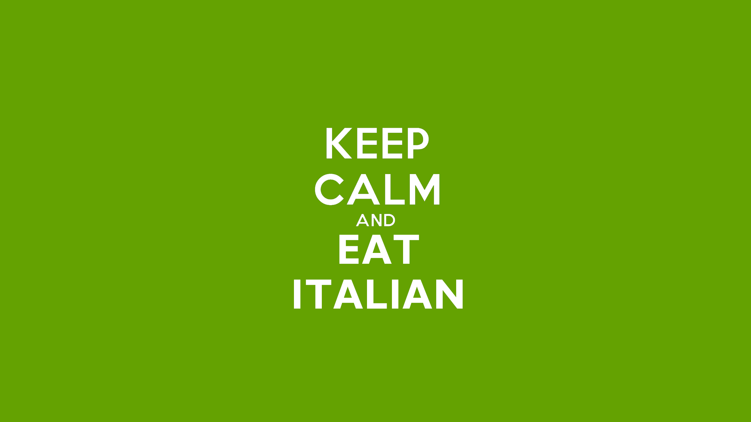 Keep Calm and Eat Italian