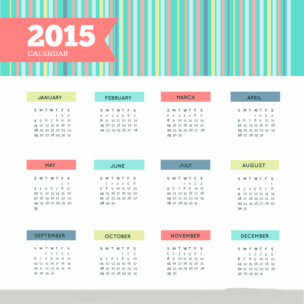 New Year Calendar 2015