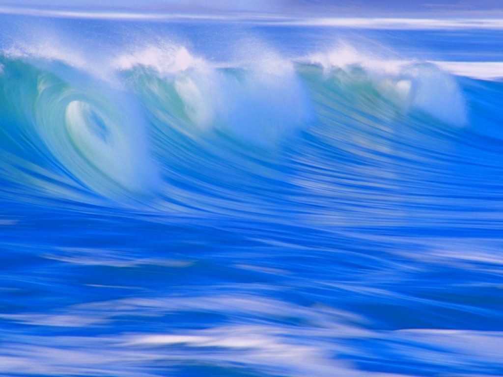 Blue Wave Wallpaper