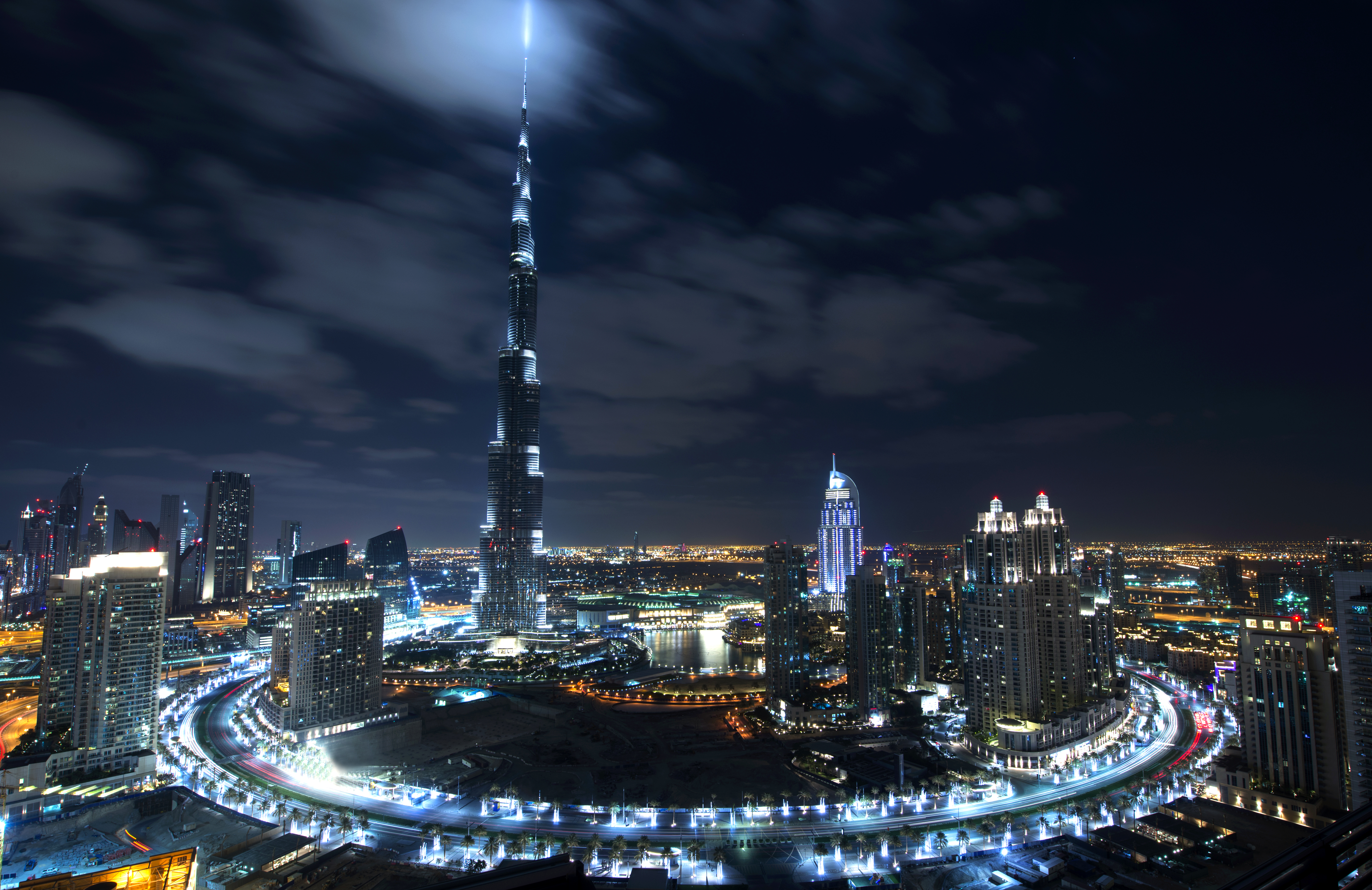 Dubai City Night View 5K Wallpaper | HD Wallpapers