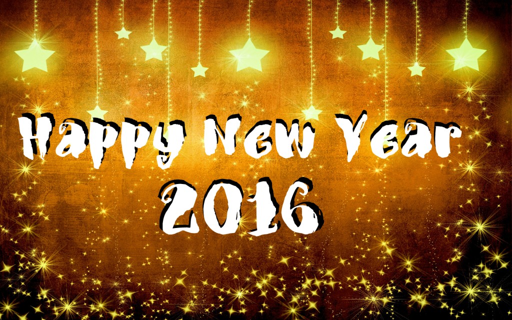 Happy New Year 2016 Widescreen Wallpaper 1920x1200