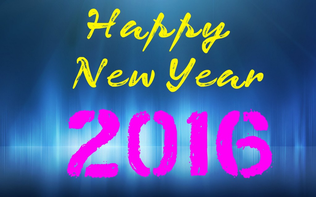 Happy New Year 2016 Widescreen Wallpaper 1920x1200