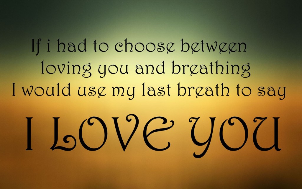 Quotes About Love Wallpaper
