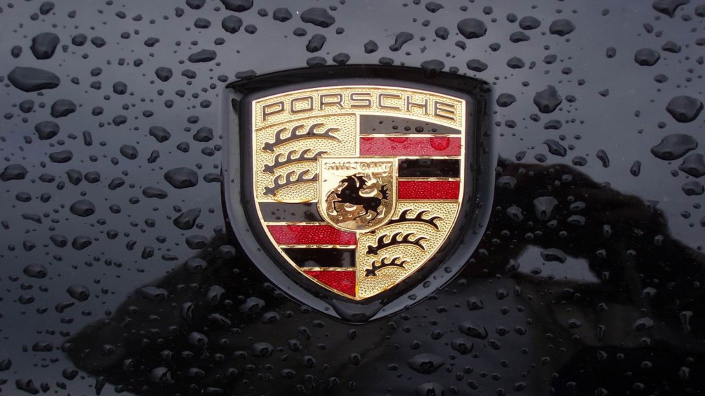 Porsche Logo Full HD Wallpaper 1920x1080