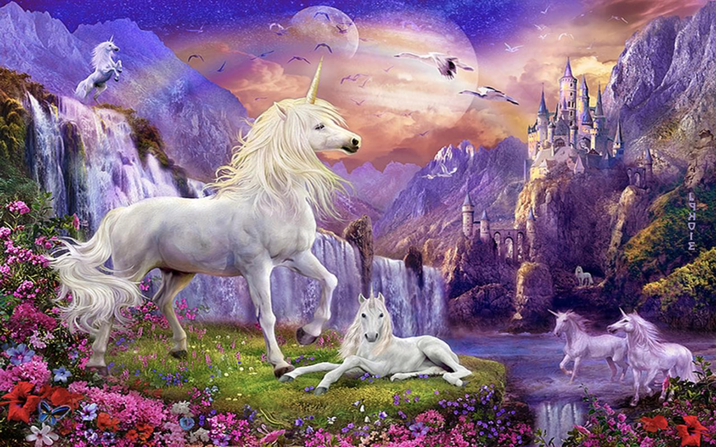 Unicorn Widescreen Background
