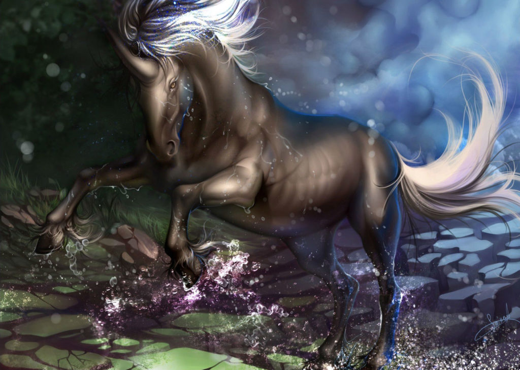 Unicorn Widescreen Background