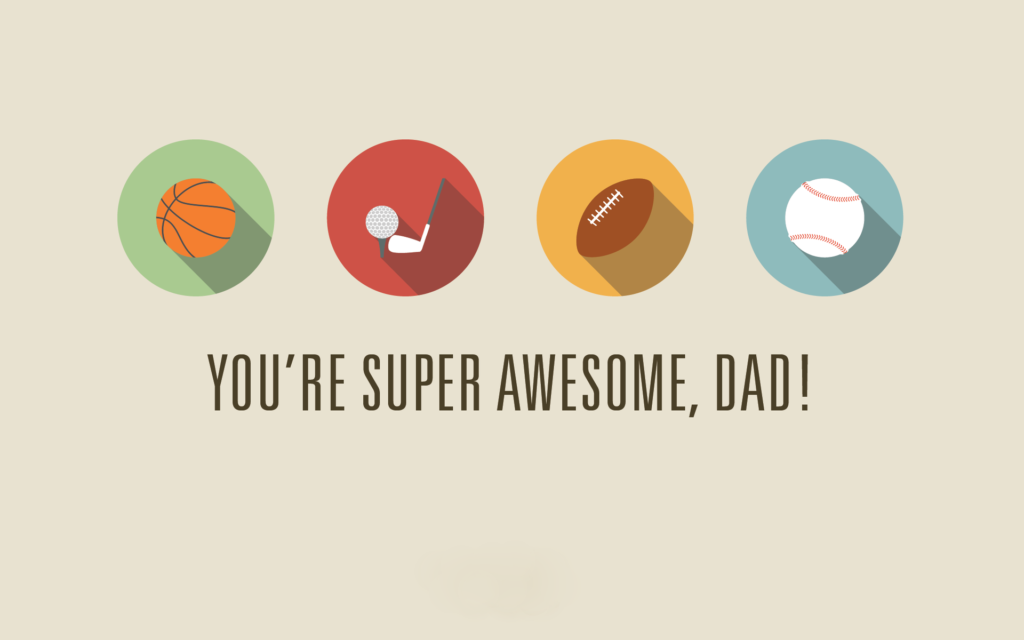 Father's Day Widescreen Background