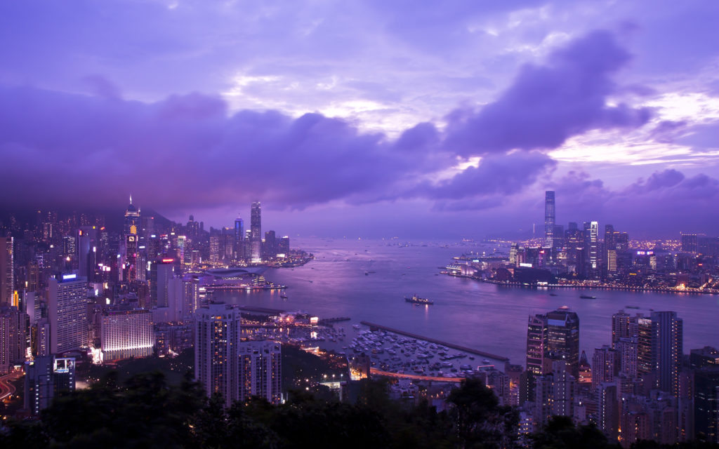 Hong Kong Widescreen Background