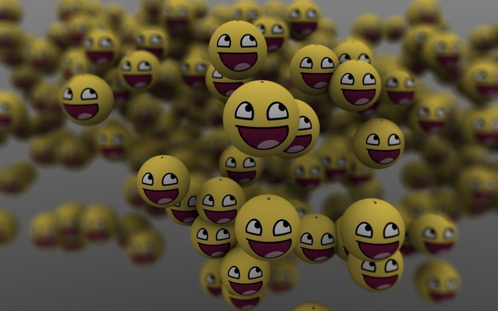 Smiley Widescreen Background