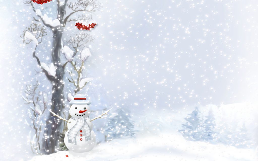 Snowman Widescreen Wallpaper