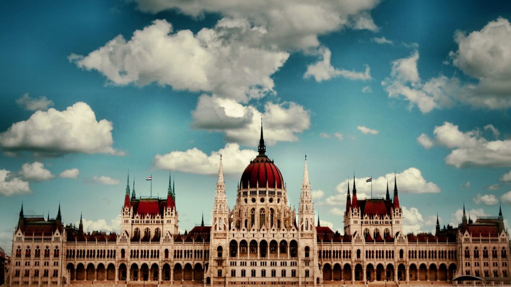 Hungarian Parliament Building Full HD Wallpaper