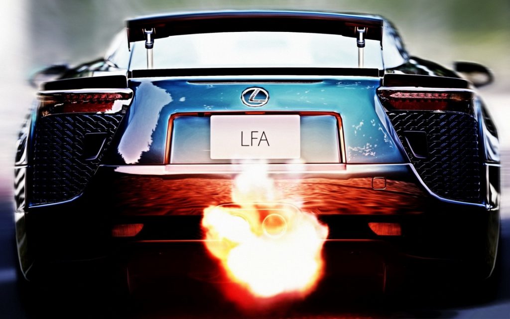 Lexus LFA Widescreen Wallpaper