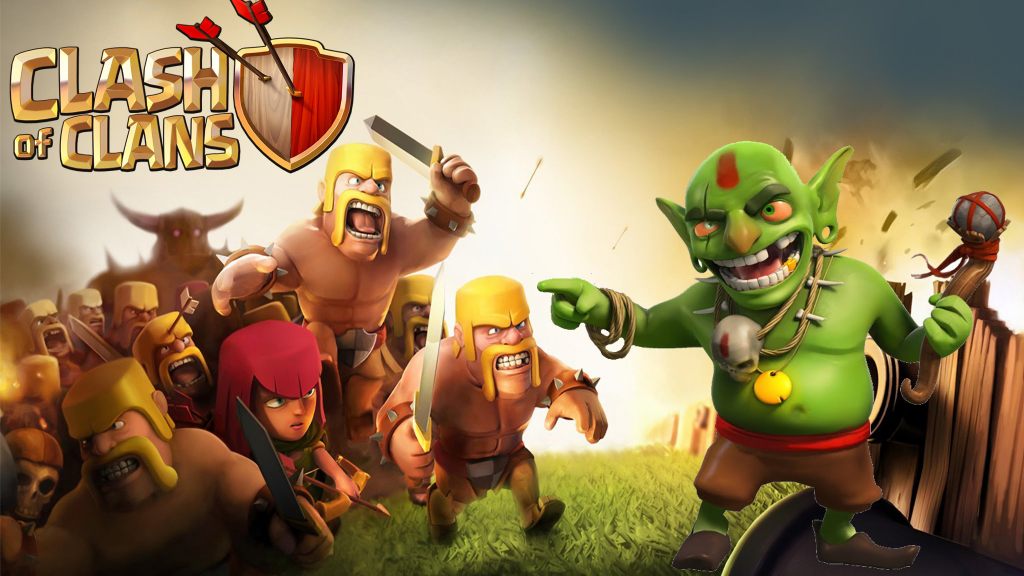 Clash Of Clans Dual Monitor Wallpaper