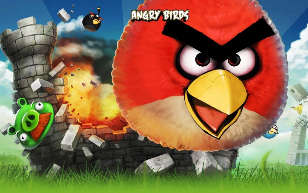 Angry Birds Widescreen Background