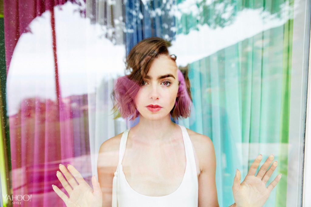 Lily Collins Background