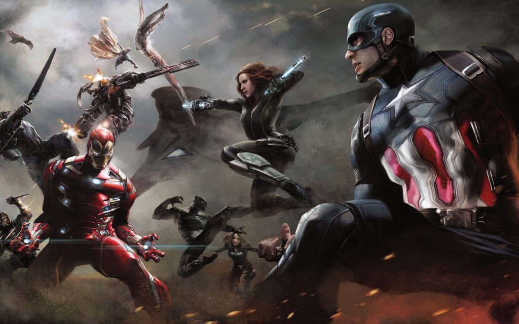 Captain America: Civil War Widescreen Background