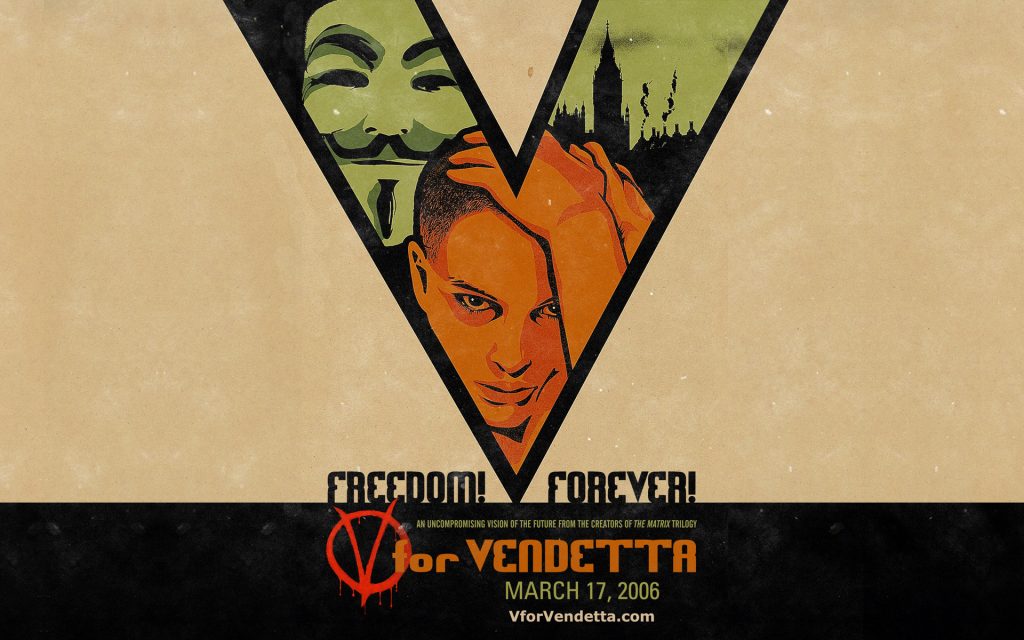 V For Vendetta Widescreen Background