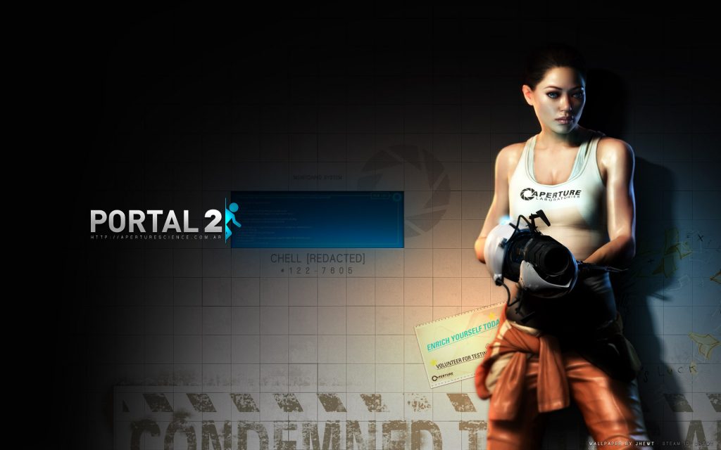 Portal 2 Widescreen Background