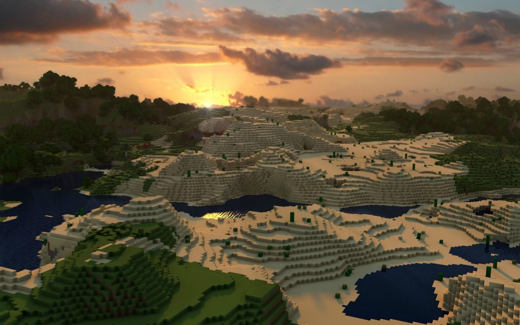 Minecraft HD Widescreen Background