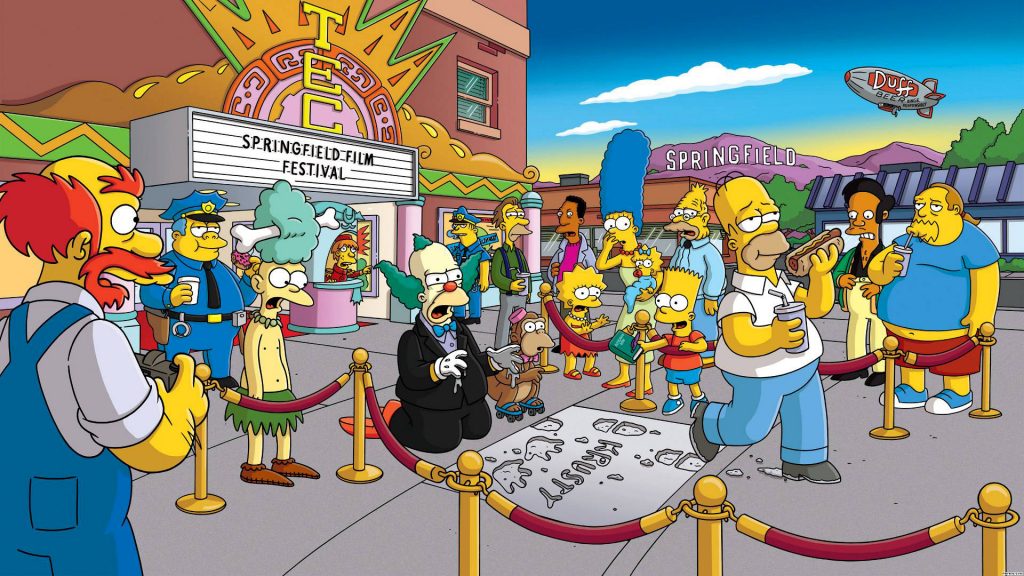 The Simpsons HD Full HD Background