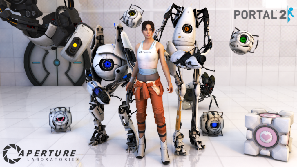 Portal 2 HD Full HD Background