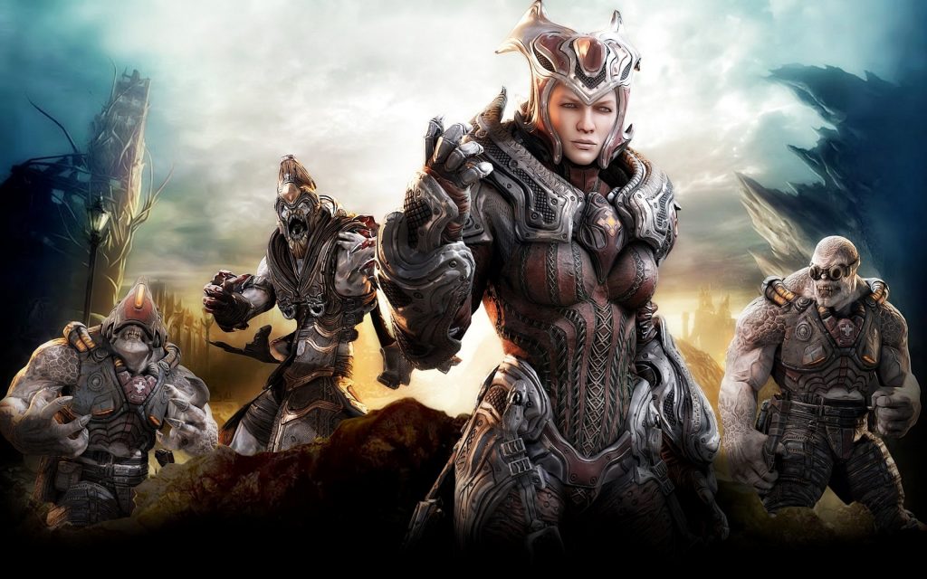 Gears Of War 3 Widescreen Background