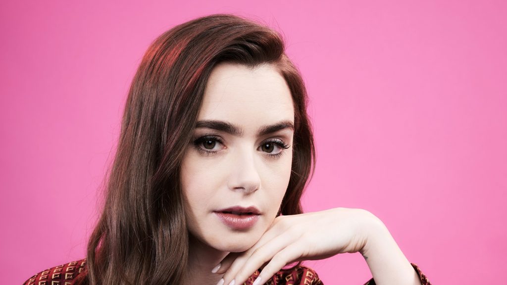 Lily Collins HD Wallpaper