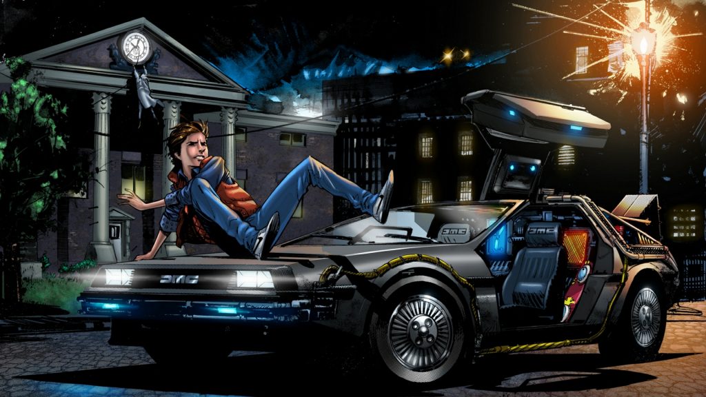 Back To The Future Full HD Background