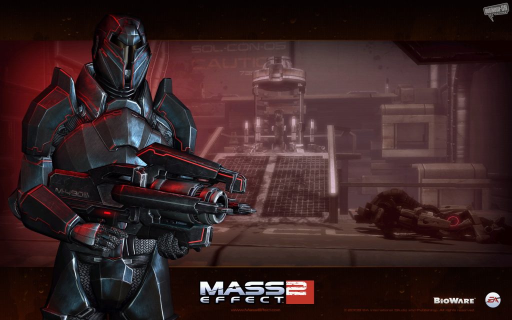 Mass Effect 2 Widescreen Background