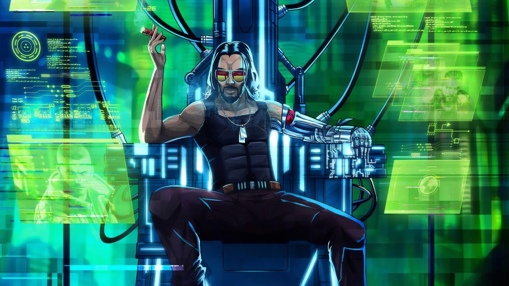 Cyberpunk 2077 Quad HD Background