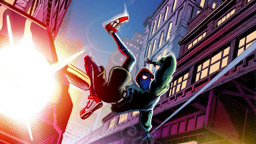 Spider-Man: Into The Spider-Verse HD Quad HD Background