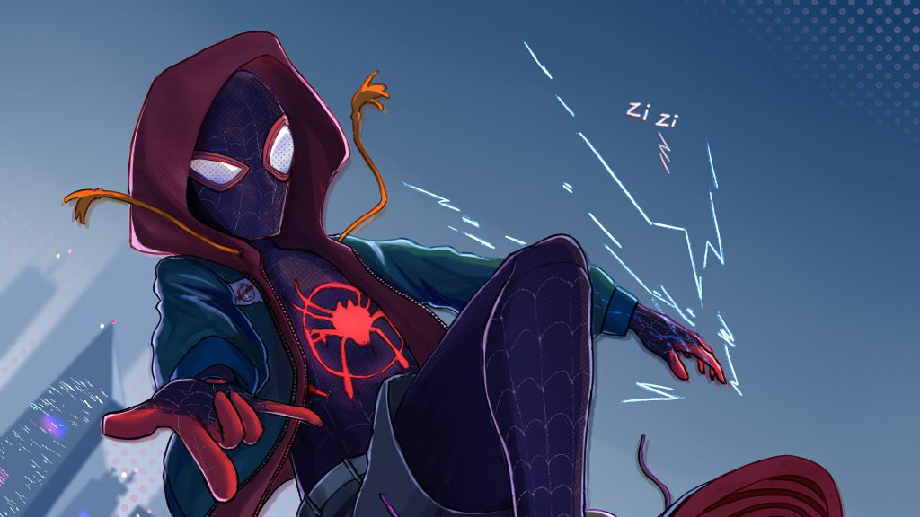 Spider-Man: Into The Spider-Verse HD Quad HD Background