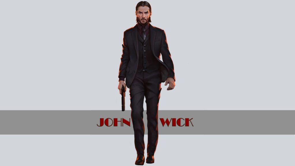 John Wick Quad HD Background