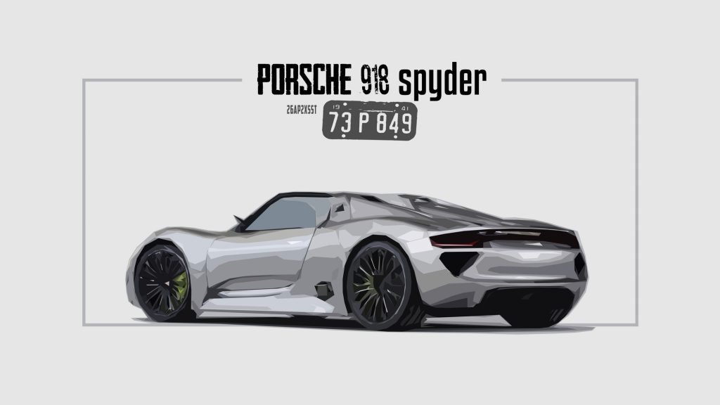 Porsche 918 Spyder Background