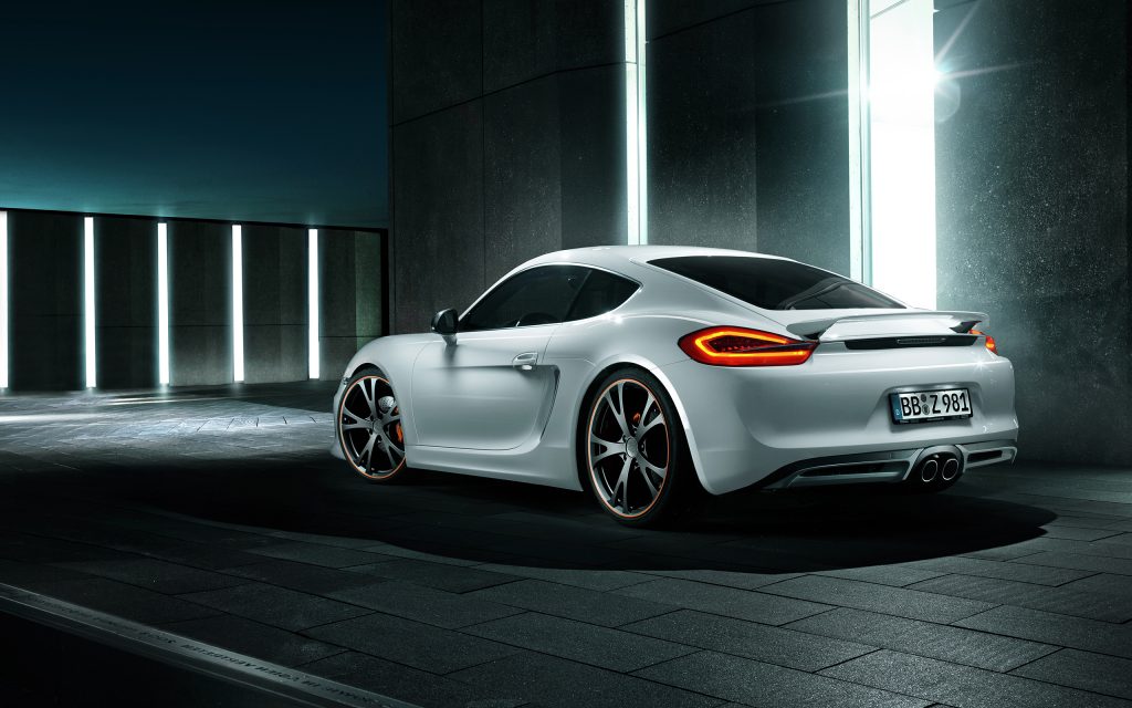Porsche Cayman Widescreen Wallpaper