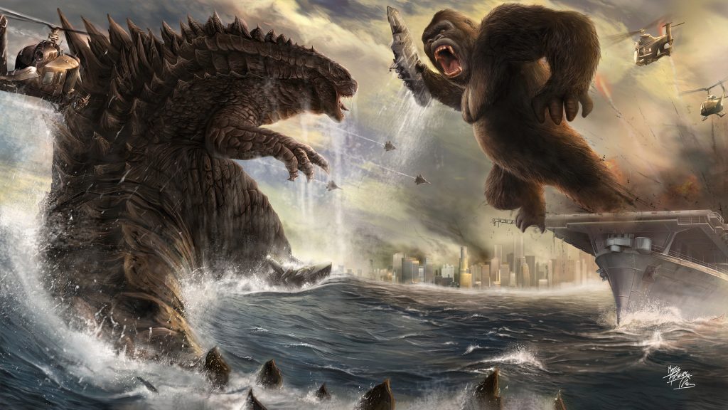 Godzilla vs Kong Quad HD Wallpaper