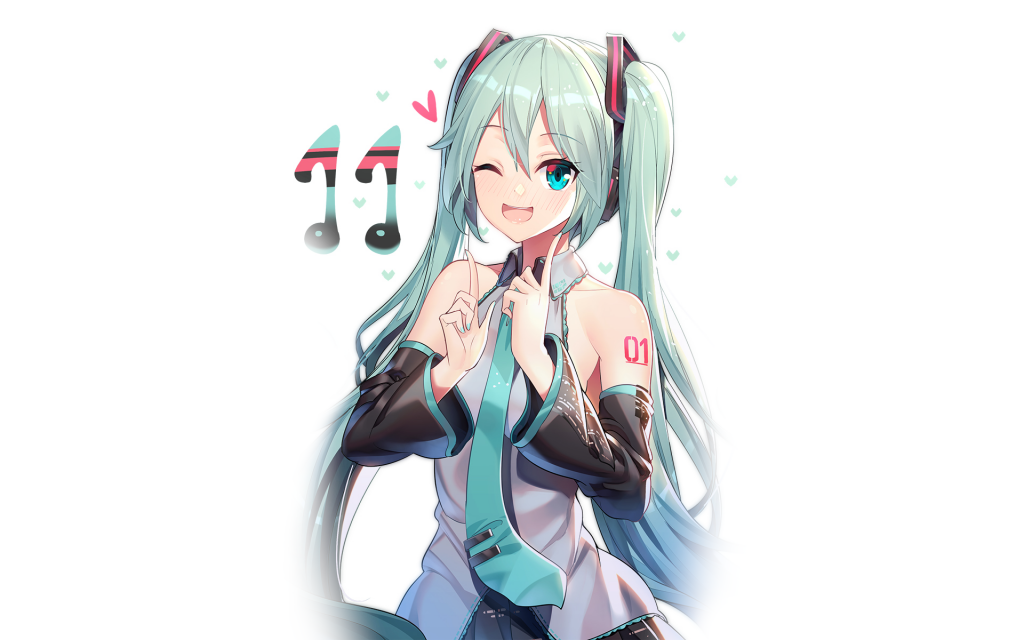 Vocaloid Widescreen Background
