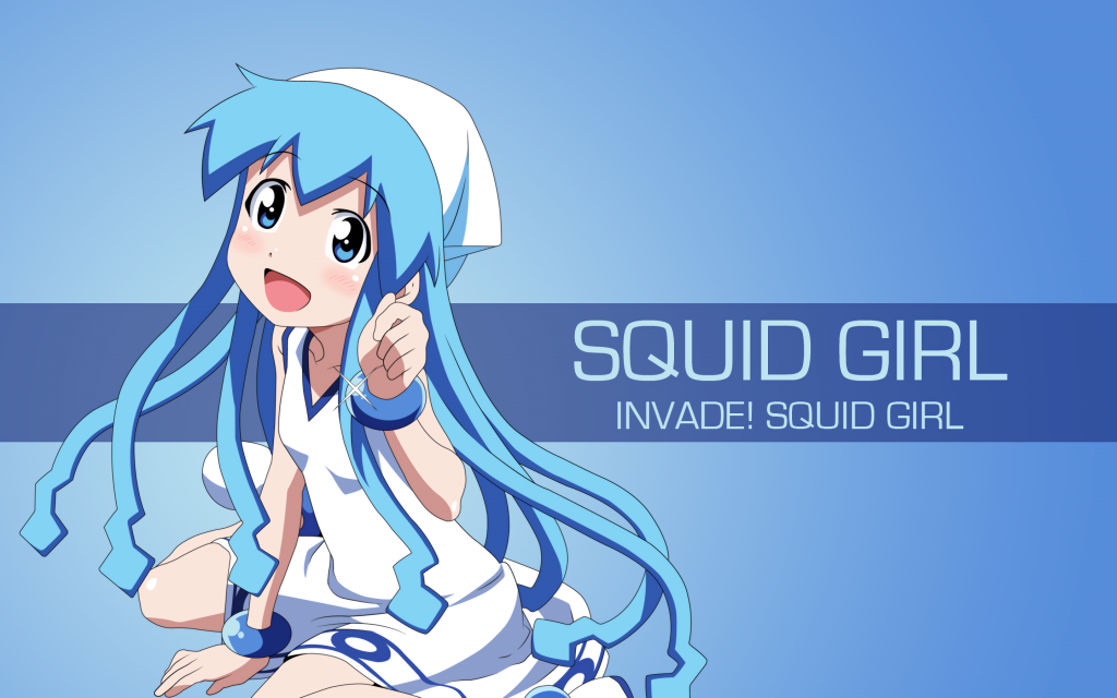 Squid Girl Widescreen Background
