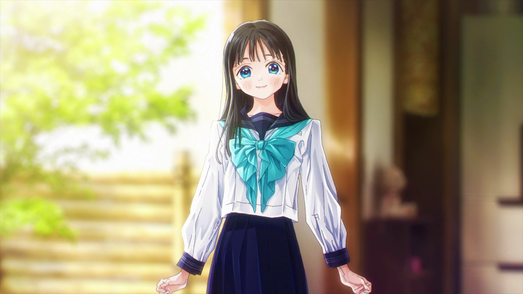 Akebi's Sailor Uniform Full HD Background