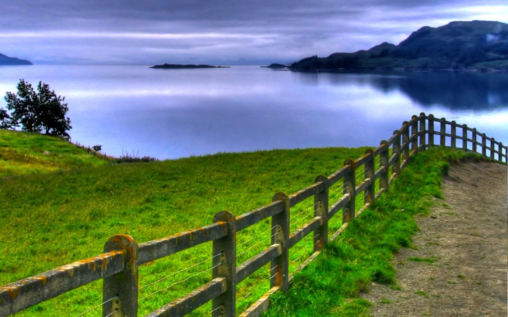 Fence Widescreen Background