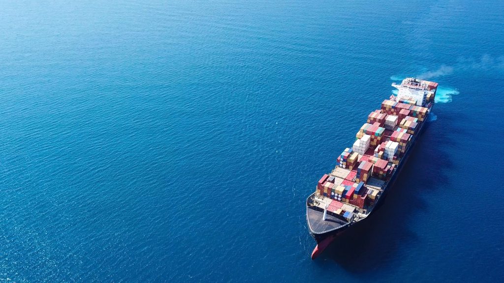 Container Ship Quad HD Background