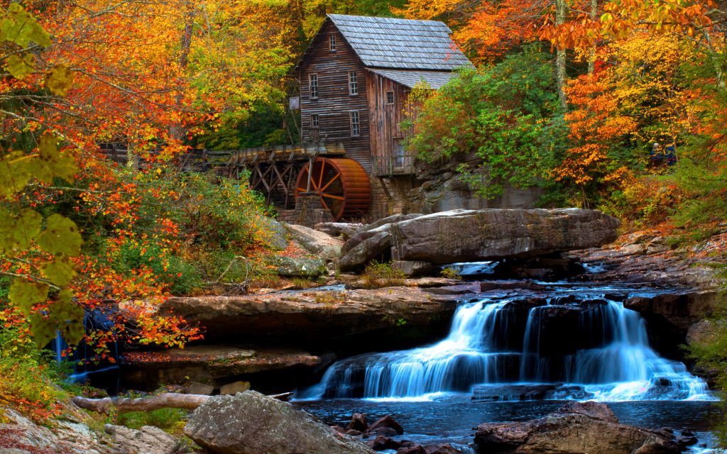 Watermill Widescreen Background